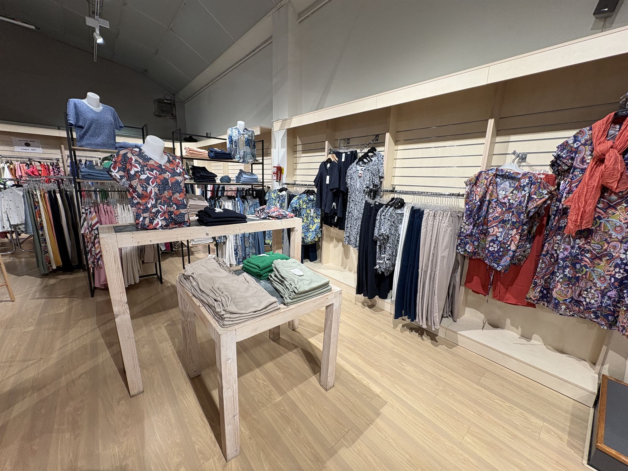 Le rayon femme Espace M